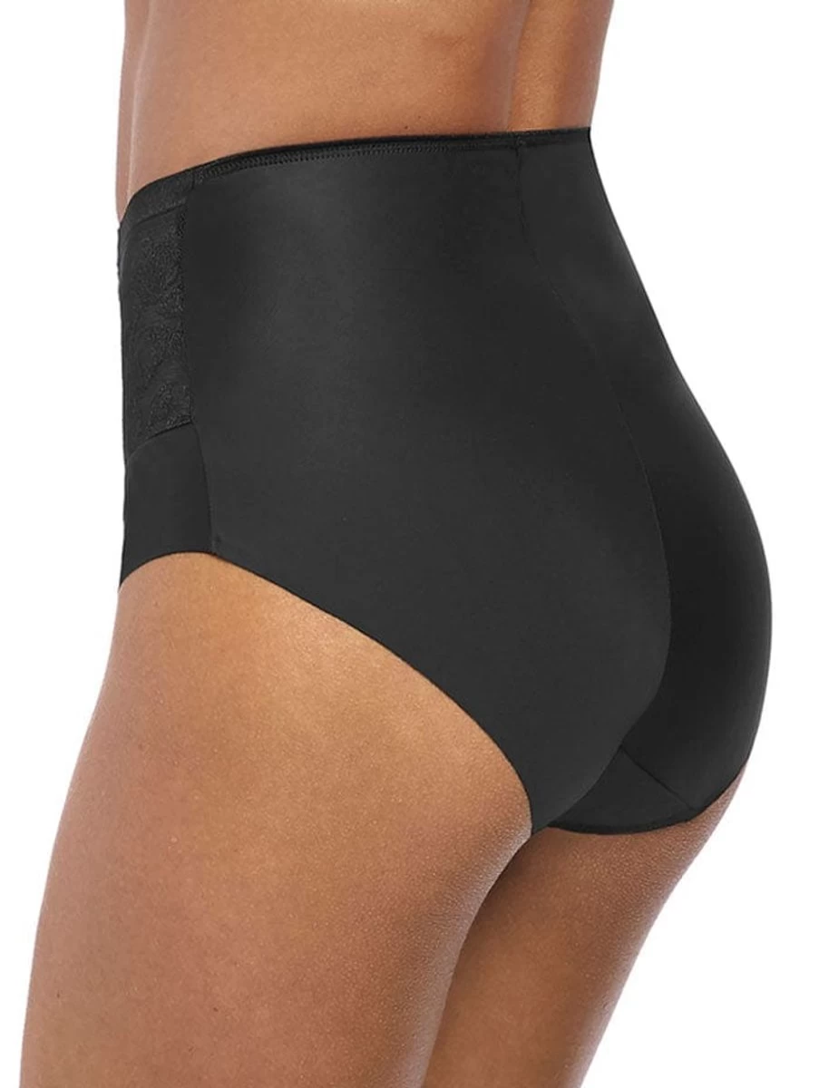 Fantasie Illusion High Waist Brief - Black Women's Underwear Comfortable Stretch Panties