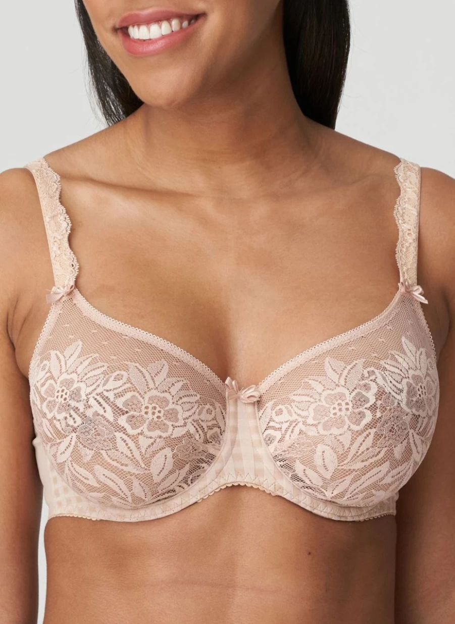 Prima Donna Madison Non-Padded Full Cup Seamless Bra in Caffe Latte | Comfortable Supportive Underwear