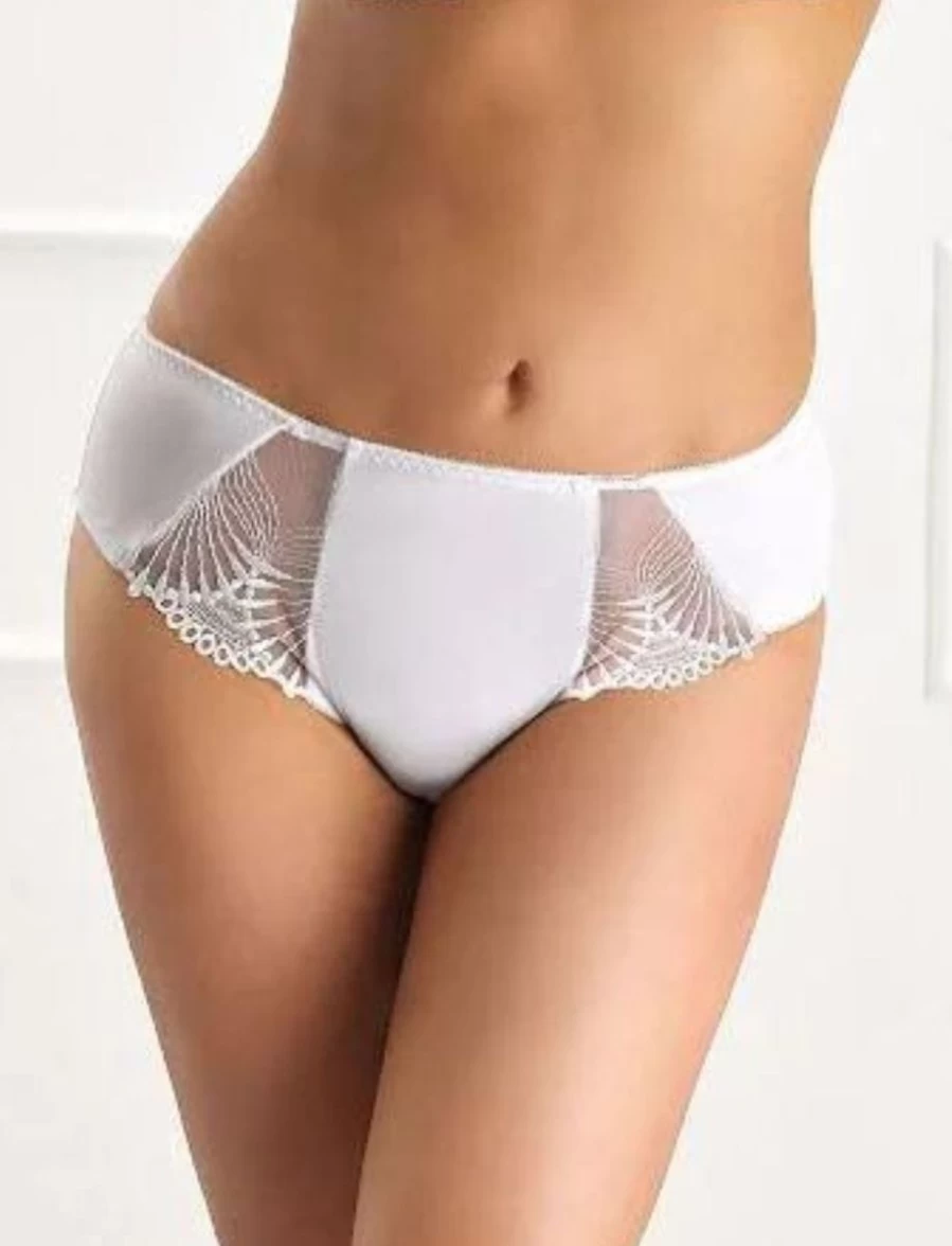 Nessa Selena Women's White Brief Underwear - Comfortable Cotton Panties