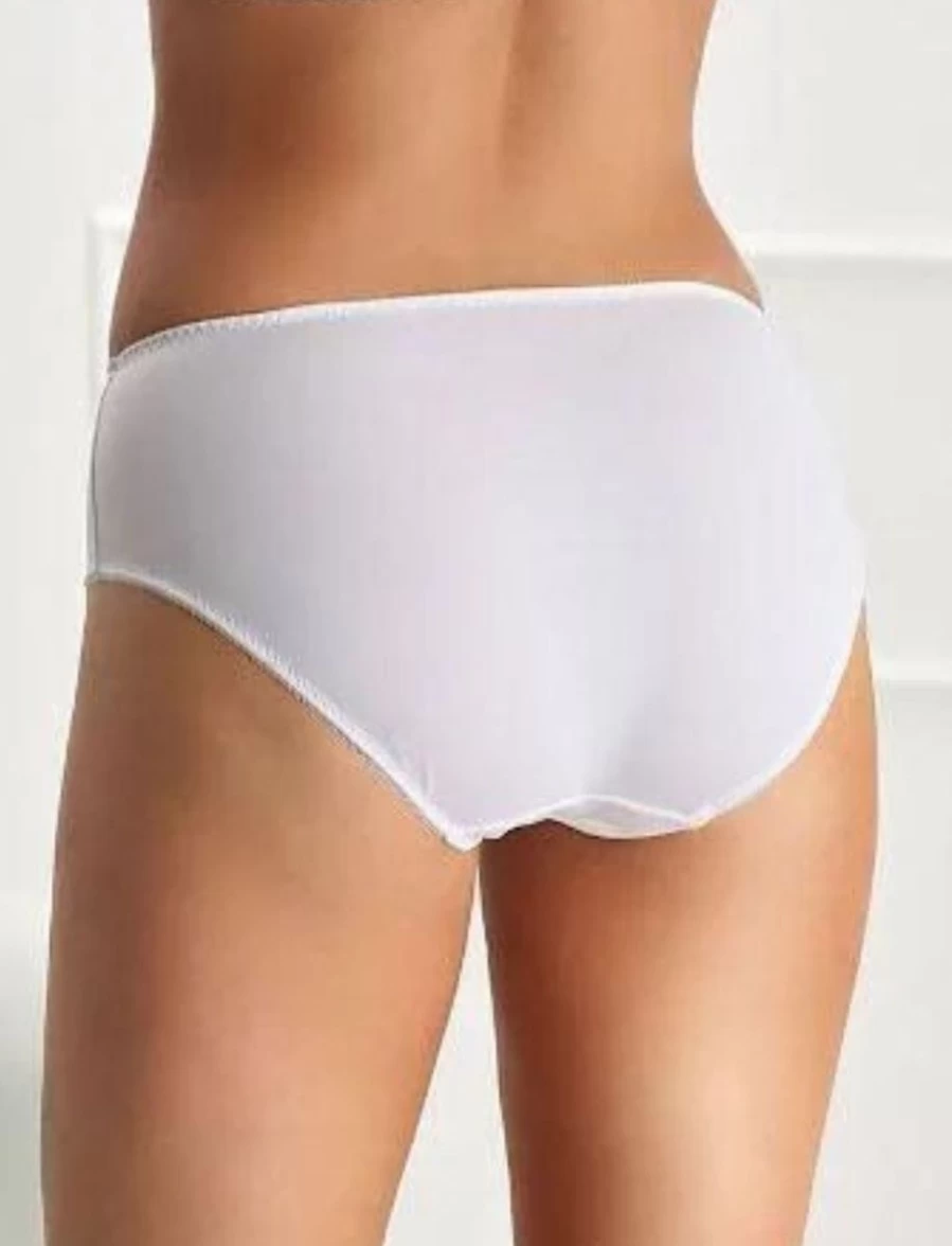 Nessa Selena Women's White Brief Underwear - Comfortable Cotton Panties