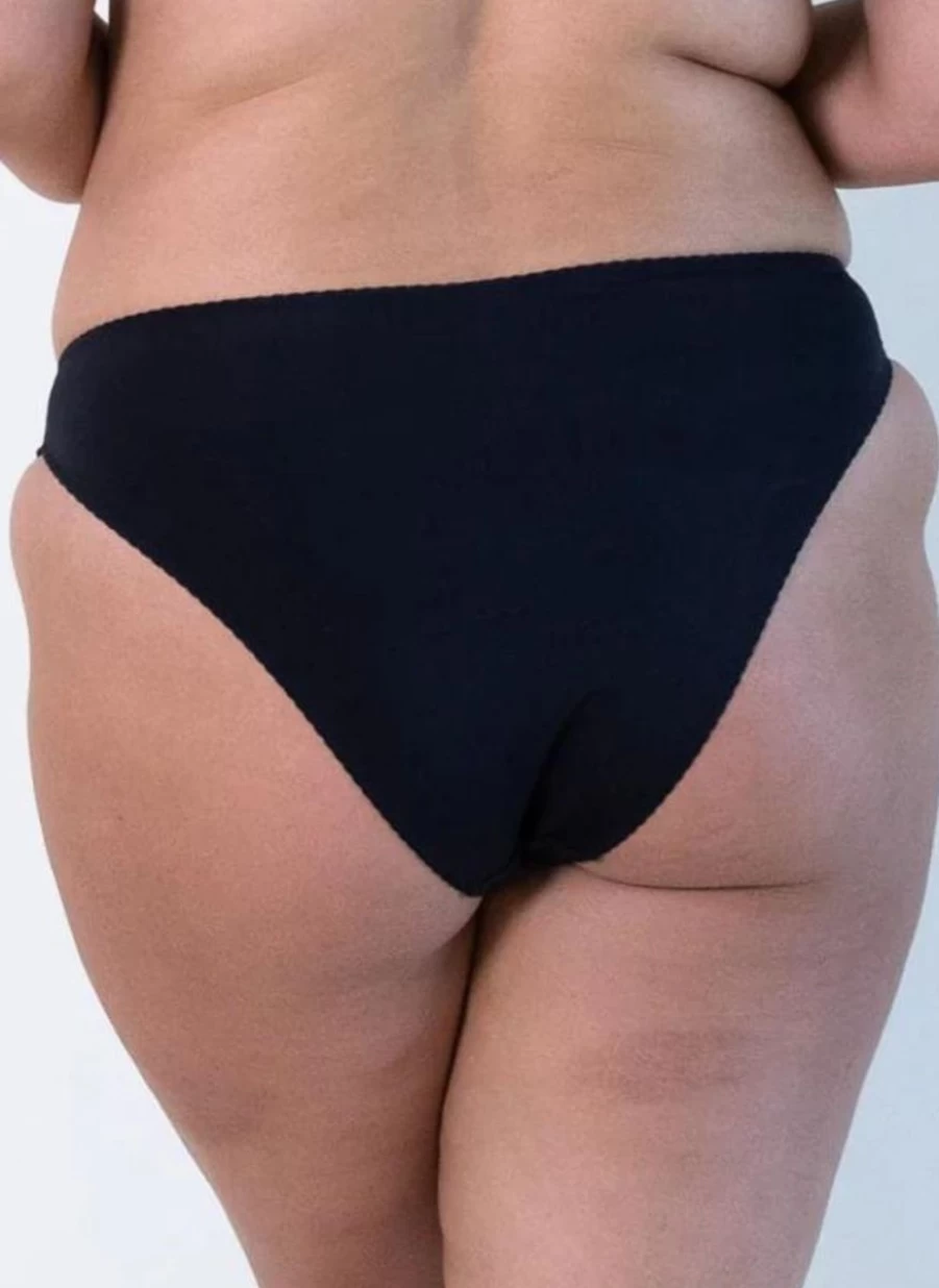 Marvell Lane Women's Millie Full Brief Underwear - Classic Black Cotton Panties