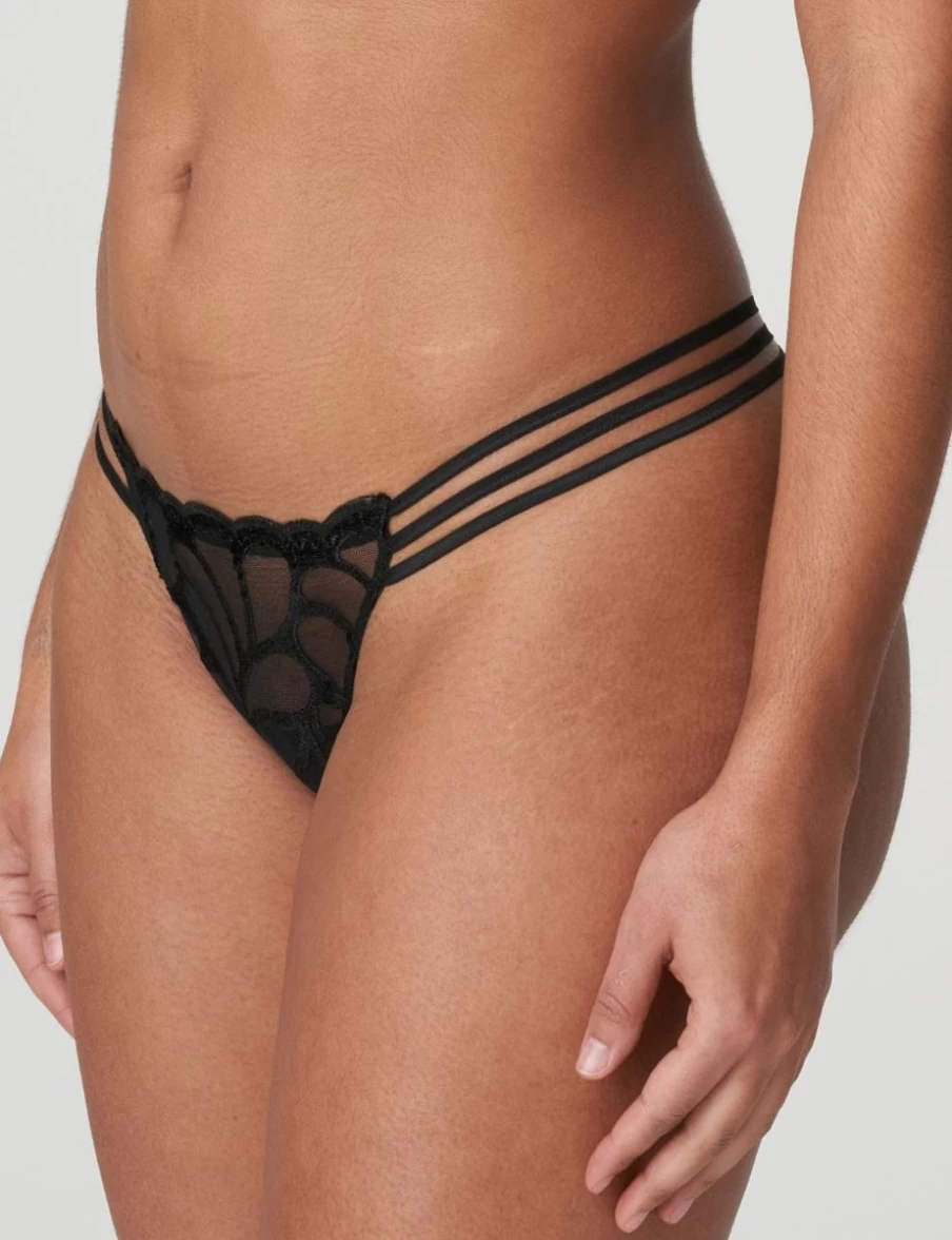 Prima Donna Twist Aprodisia Thong - Black Lingerie for Women | Comfort & Elegance