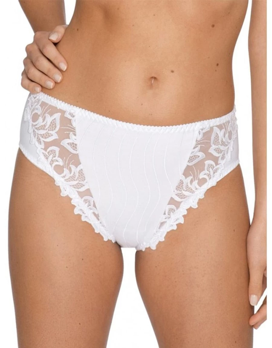 Prima Donna Deauville White Full Brief Women's Underwear High-Waisted Comfortable Cotton Panties