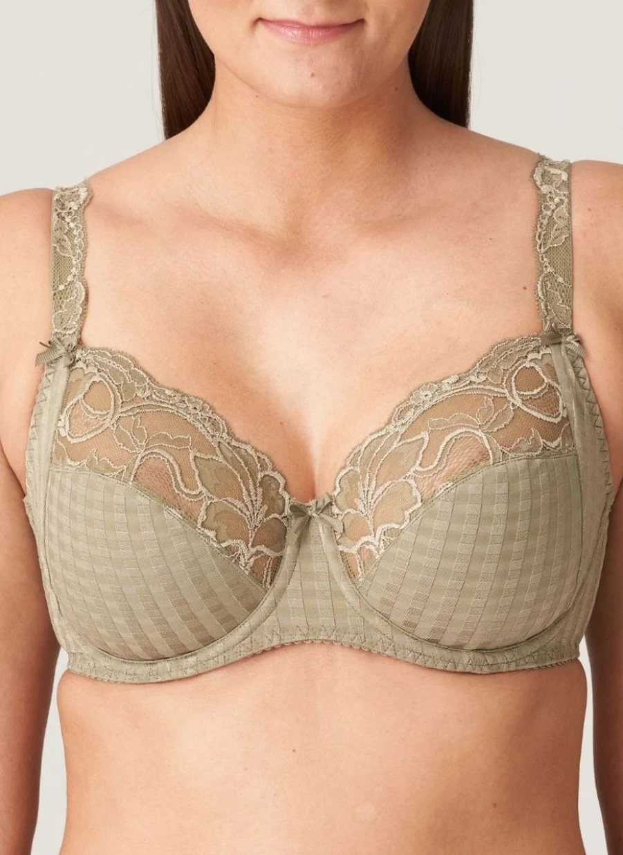 Prima Donna Madison Full Cup Bra in Golden Olive | Luxury Supportive Lingerie