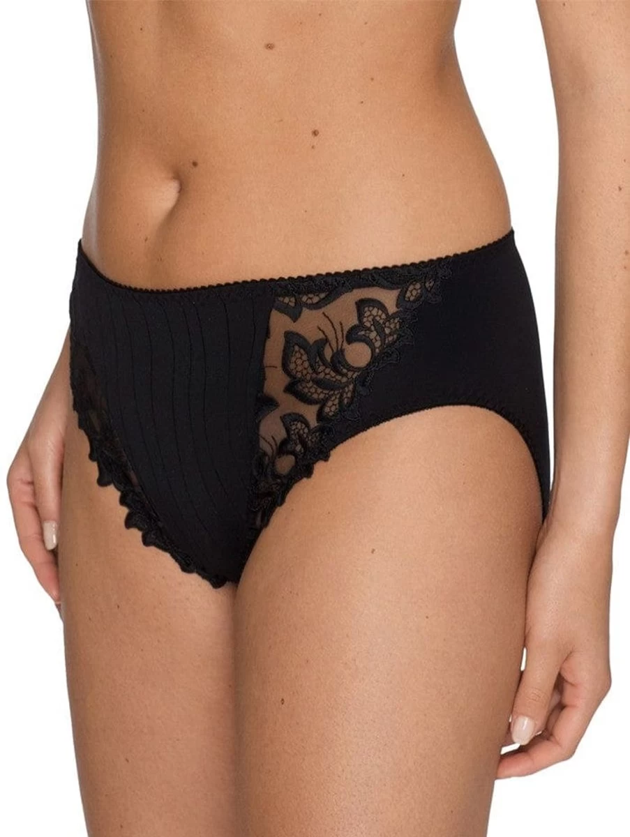 Prima Donna Deauville Full Brief Women's Underwear in Black - High-Waisted Comfort Panties
