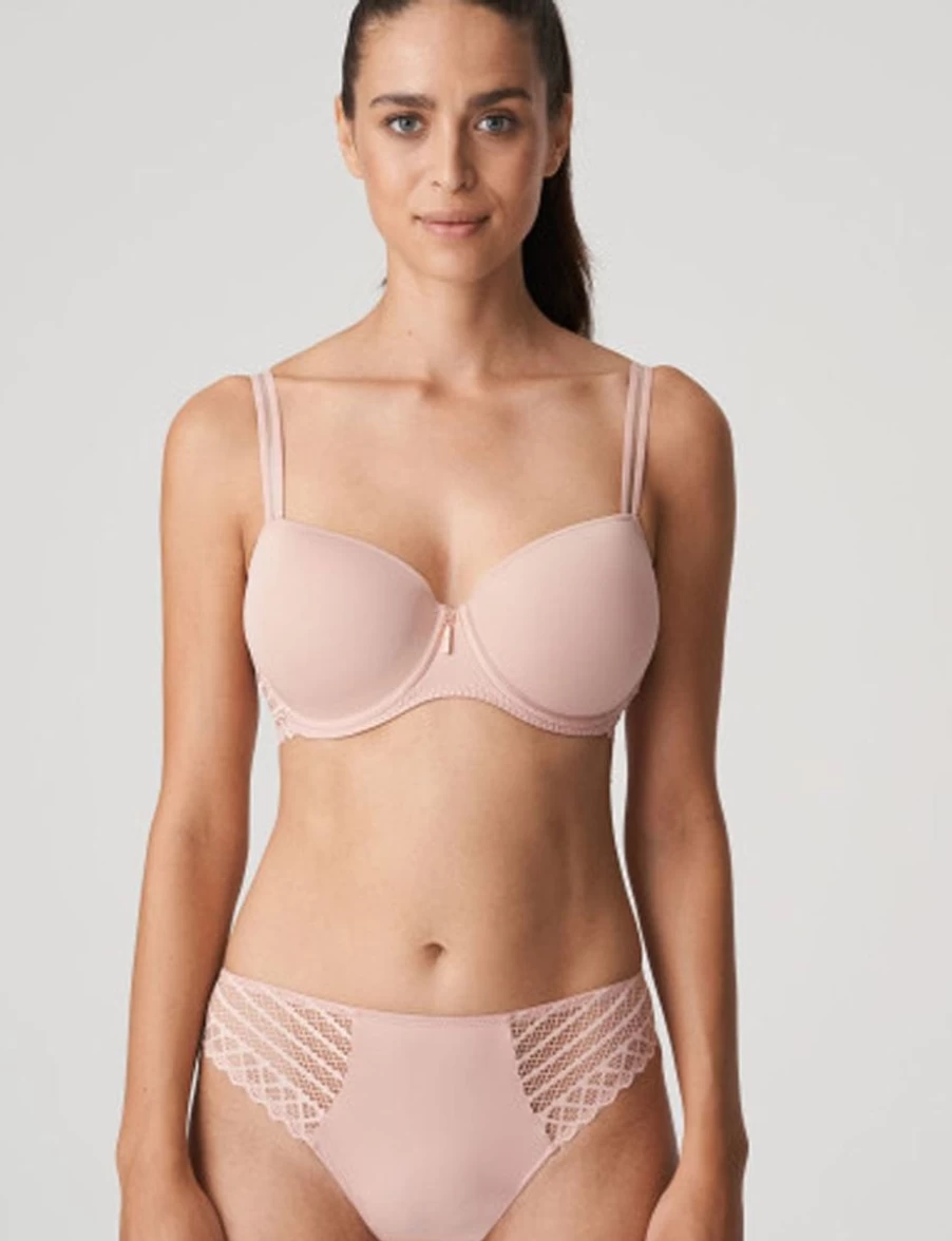 Prima Donna Twist East End Padded Balcony Bra in Powder Rose | Comfortable Support Lingerie