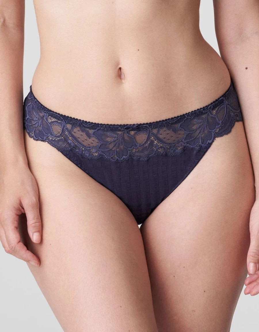 Prima Donna Madison Thong Bleu Bijou - Luxury Lingerie by Prima Donna