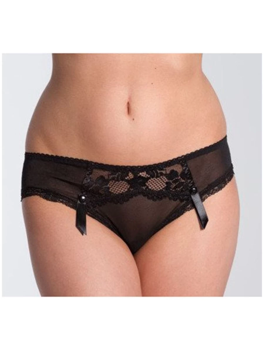 Ewa Michalak Szykus Brief Black Lace Underwear - Women's Stylish Comfort Panties