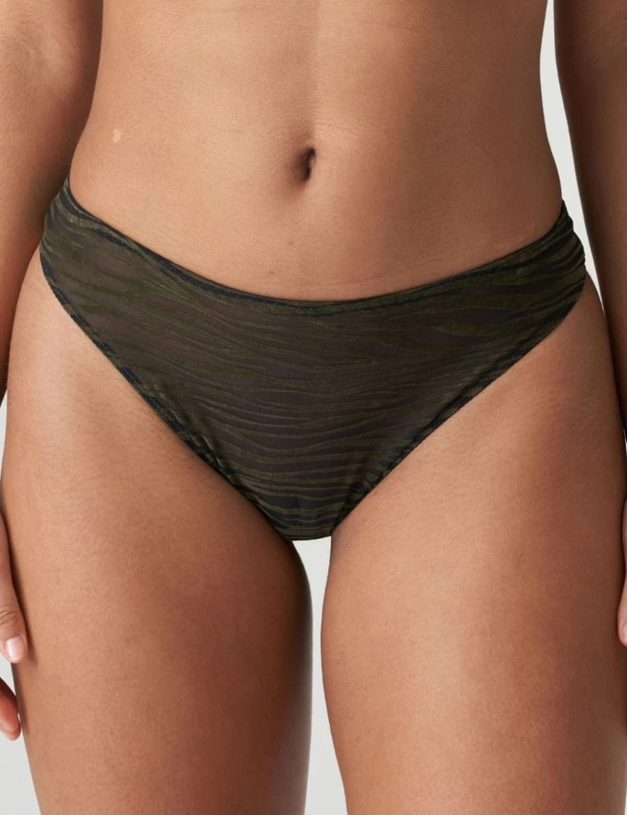 Prima Donna Twist Verlet Thong in Dark Woods - Premium Lingerie