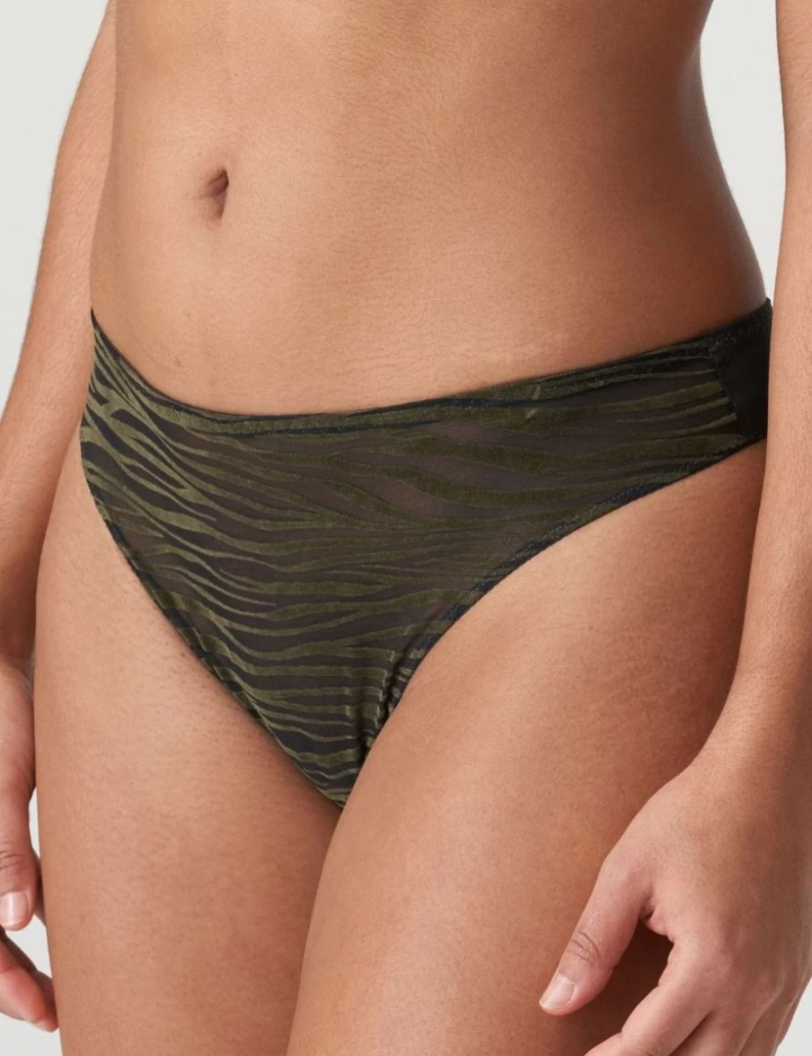 Prima Donna Twist Verlet Thong in Dark Woods - Premium Lingerie