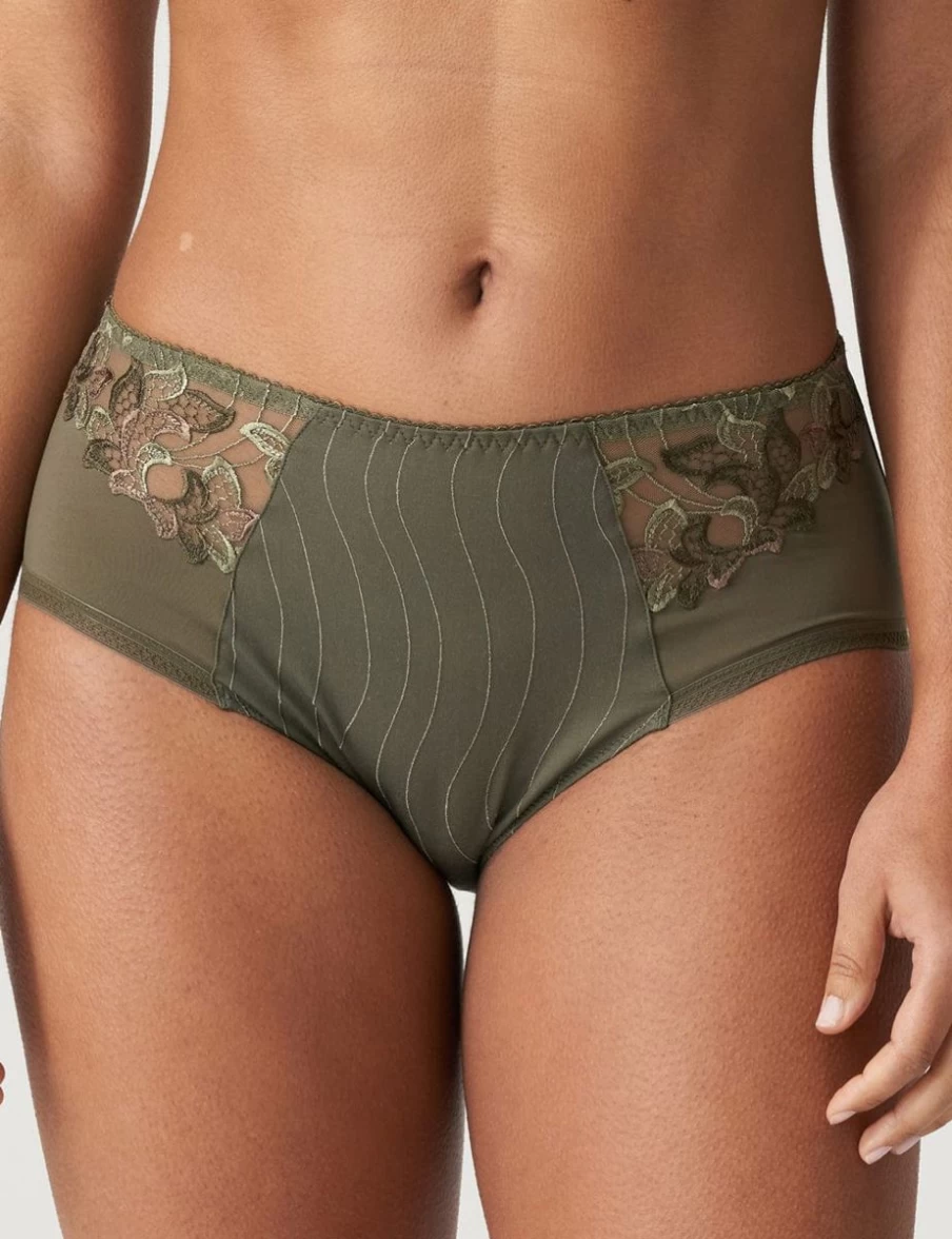 Prima Donna Deauville Full Briefs Women's Underwear in Paradise Green | Luxury High Waist Panties