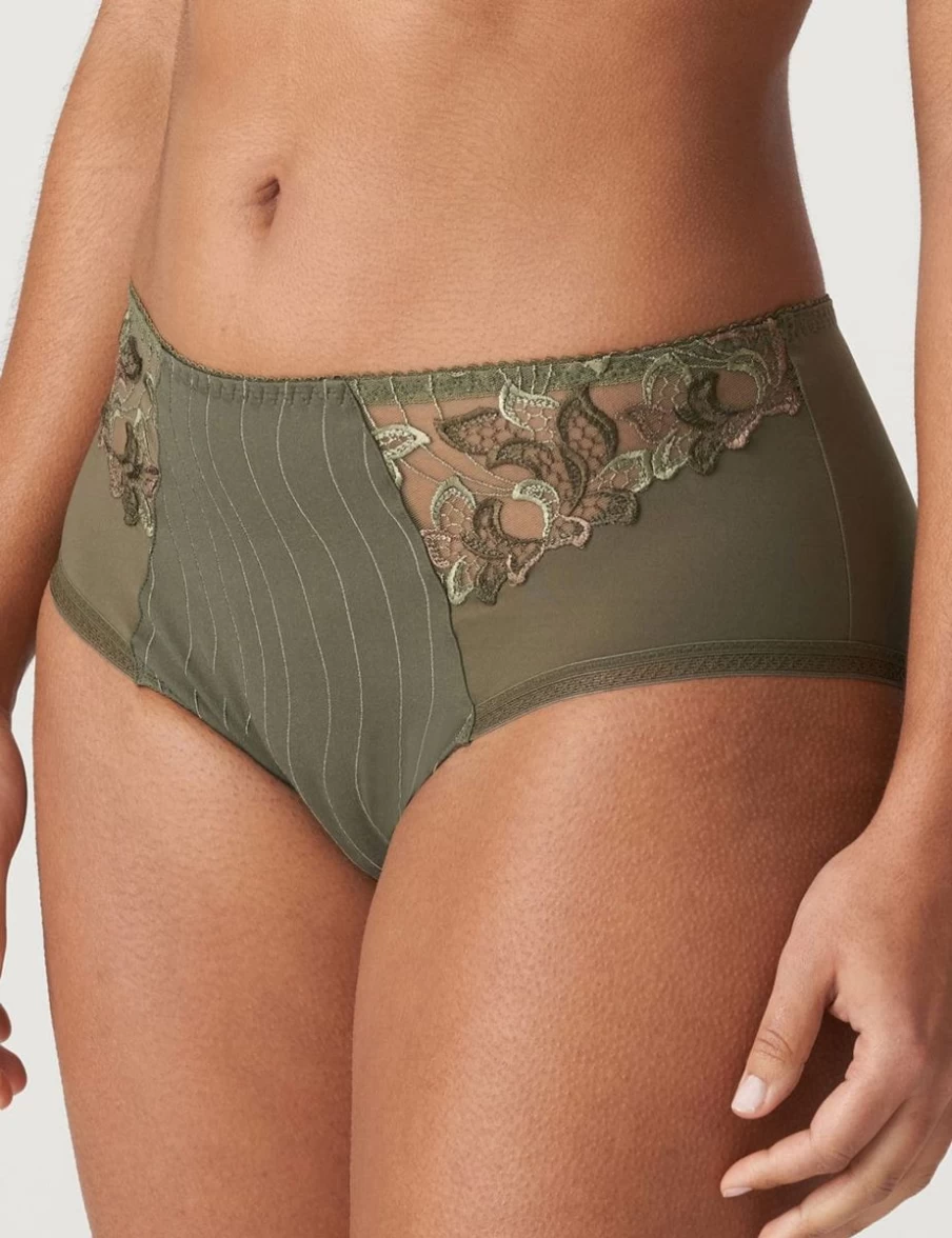 Prima Donna Deauville Full Briefs Women's Underwear in Paradise Green | Luxury High Waist Panties