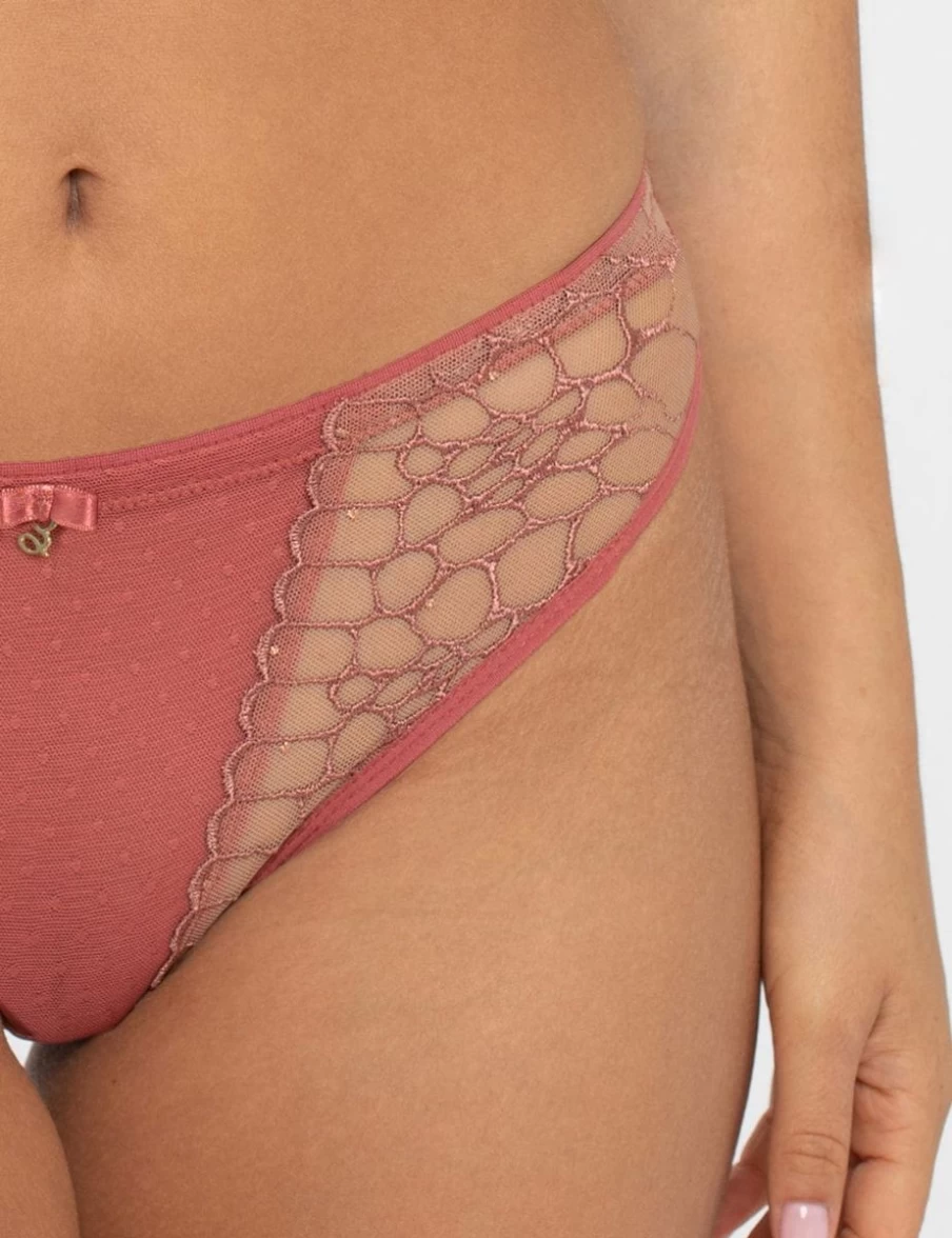 Samanta Stella Thong Rosy - Elegant Women's Lingerie by Samanta